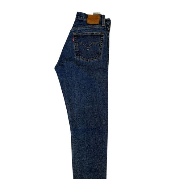 Levi's Blue Straight Jeans Classic Denim - Picture 3 of 9